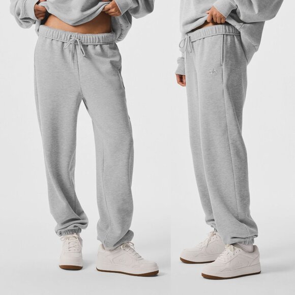 Alo Athletic Heather Grey Accolade Sweatpant - Picture 1 of 4